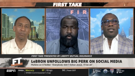 Kendrick Perkins reacts to LeBron James unfollowing him on social media